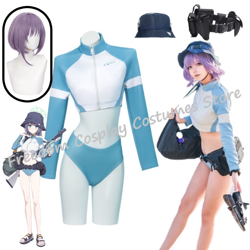 Party Games Summer - Sorai Saki Cosplay Anime Gioco Blu