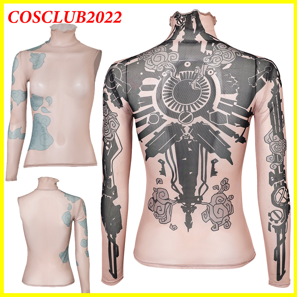 Party Games Summer - Donne Arcane Jinx Camicia Cosplay Adesivo