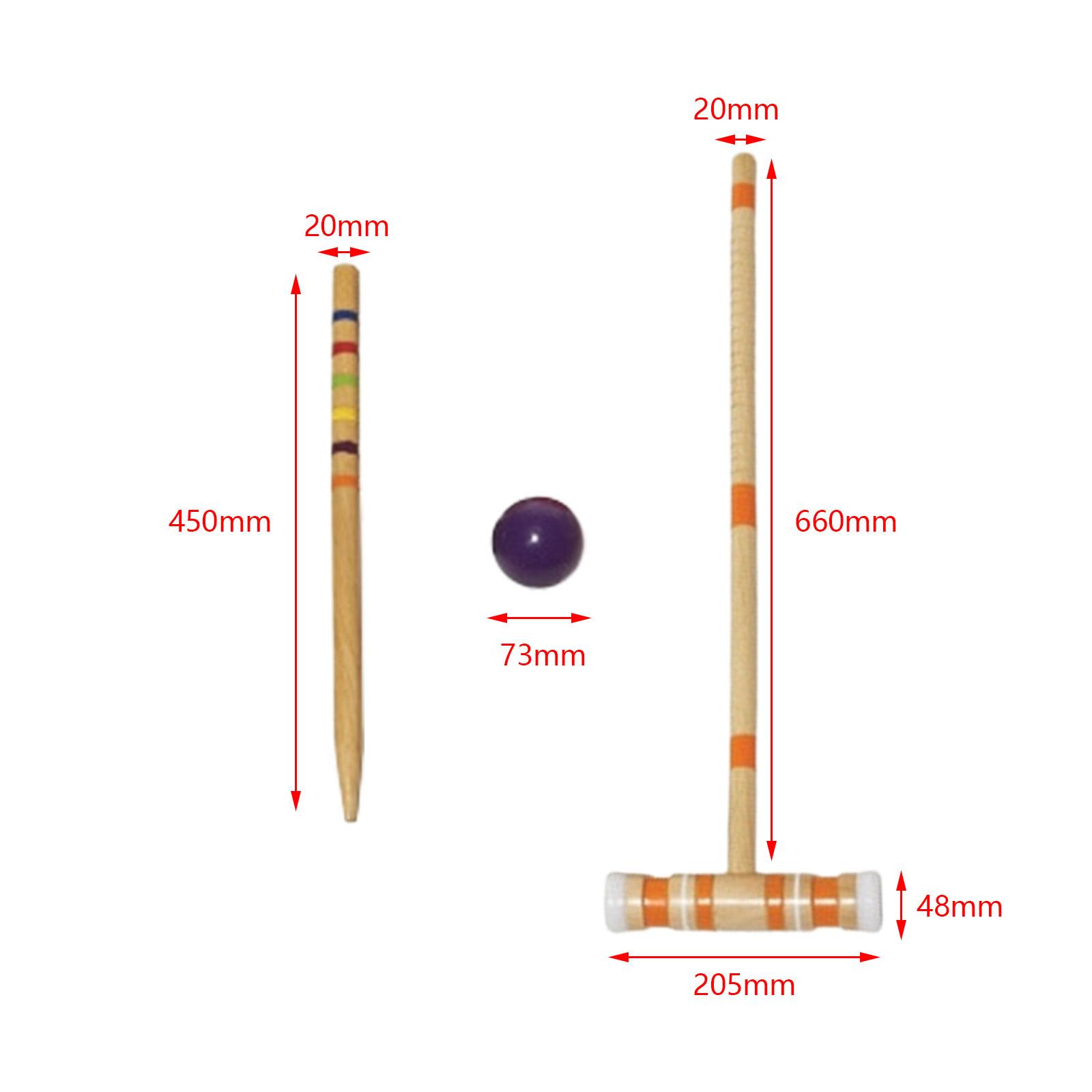 Croquet Set Lawn - Set da Croquet per Prato, Gioco