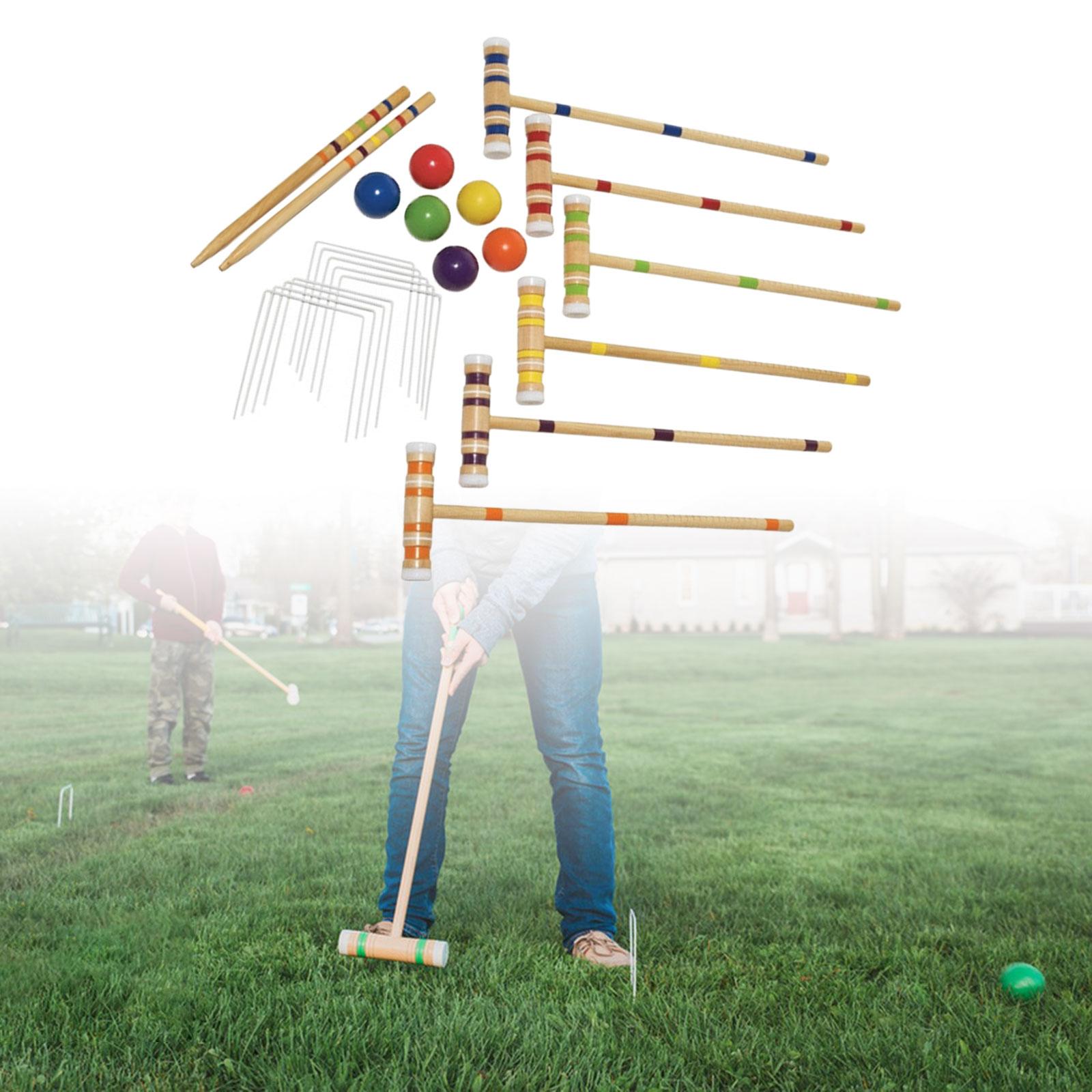 Croquet Set Lawn - Set da Croquet per 6 Giocatori,
