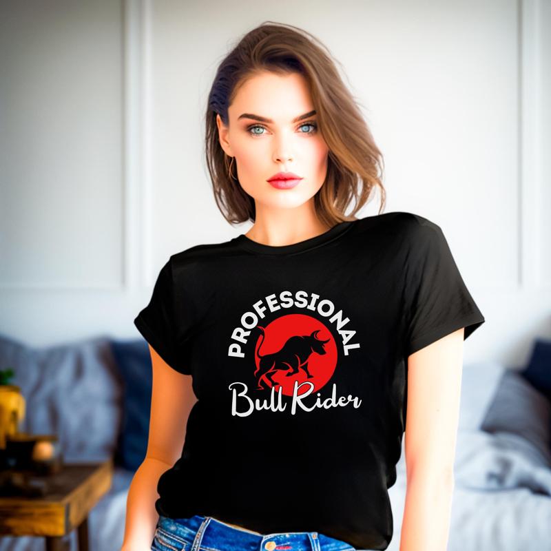 Party Family Games - Maglietta professionale Bull Rider Cuckold Swinger