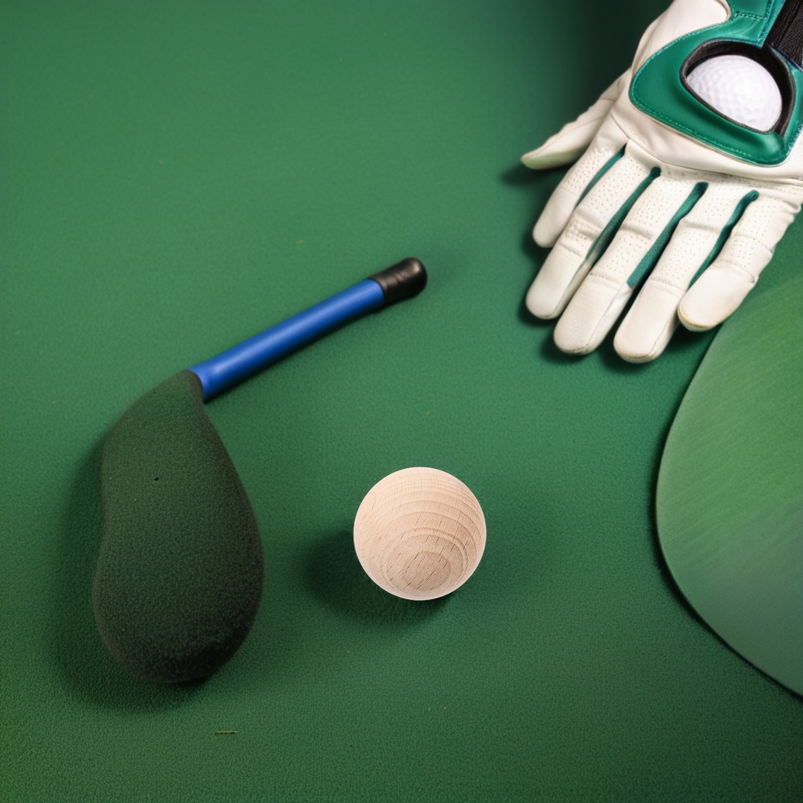 Croquet Set Lawn - Palla da croquet rotonda in legno