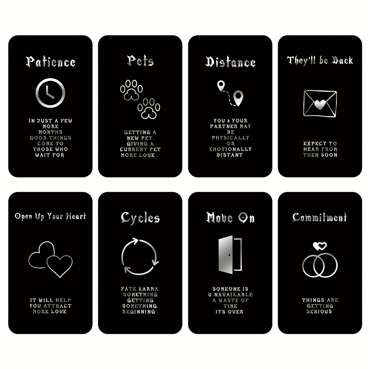Party Games Meaning - Set di tarocchi da 40/54 fogli,